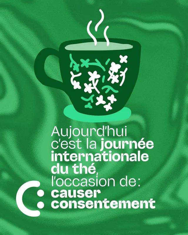 Tasse de thé verte, journée internationale du thé
